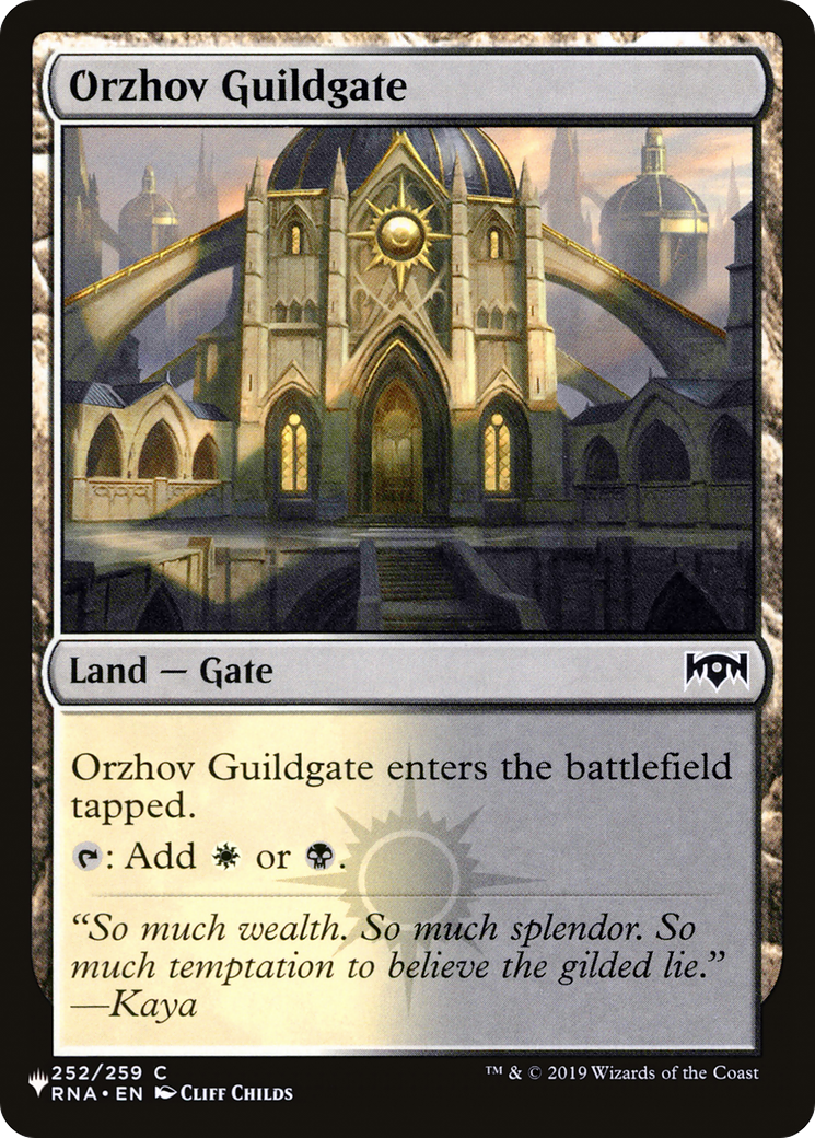 Orzhov Guildgate [The List] | Yard's Games Ltd