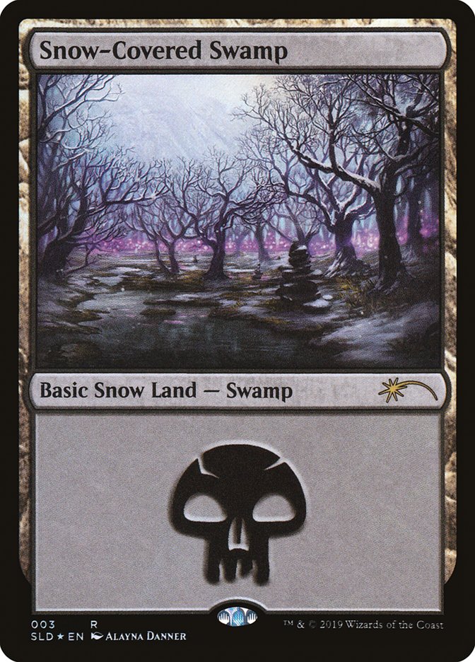 Snow-Covered Swamp (003) [Secret Lair Drop Series] | Yard's Games Ltd