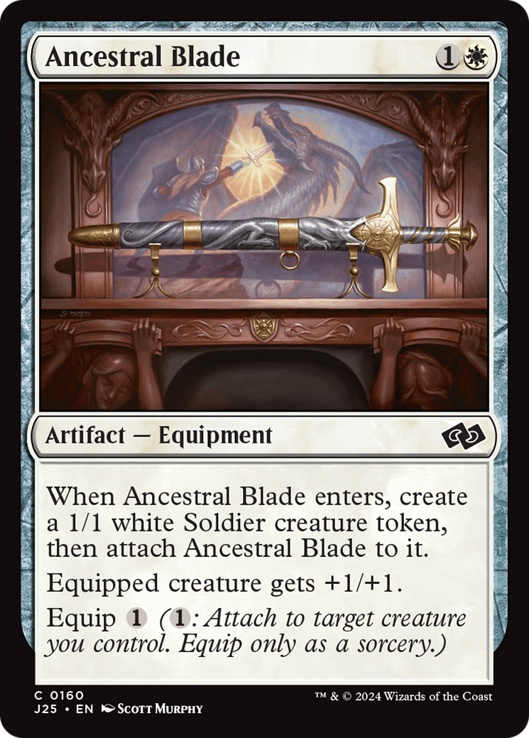 Ancestral Blade [Foundations Jumpstart] | Yard's Games Ltd