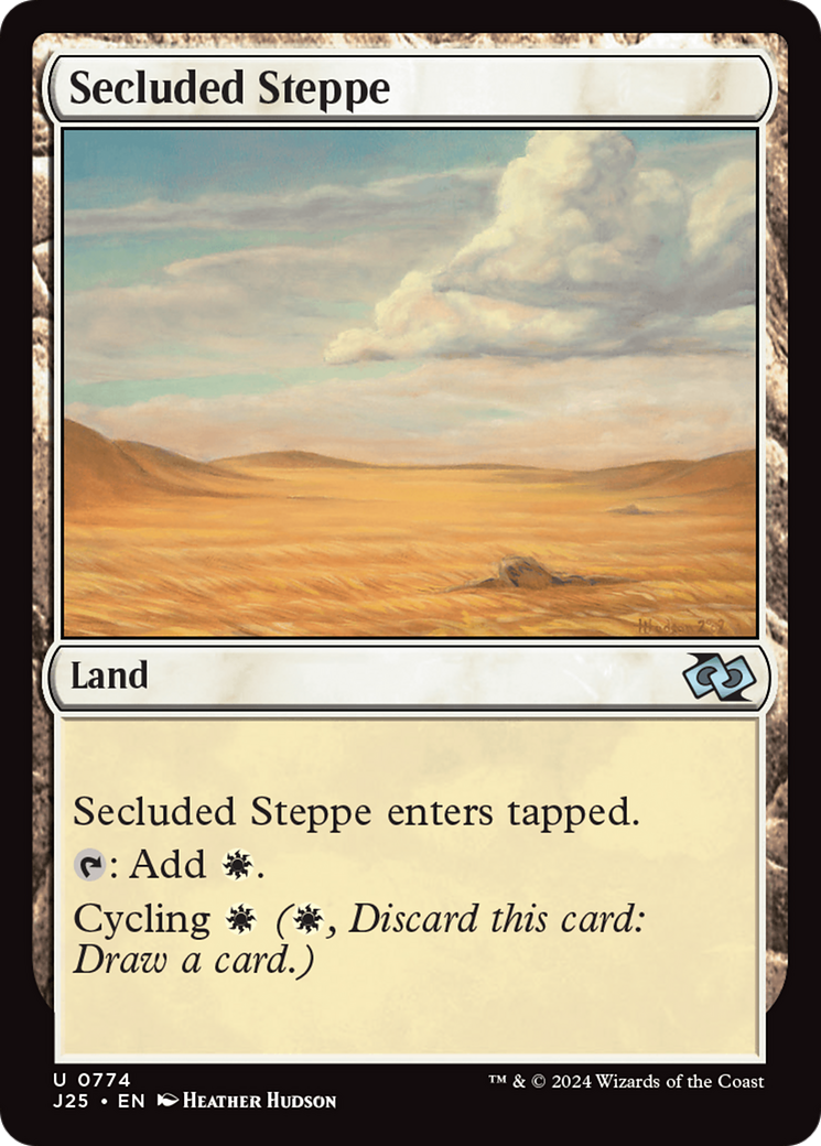 Secluded Steppe [Foundations Jumpstart] | Yard's Games Ltd