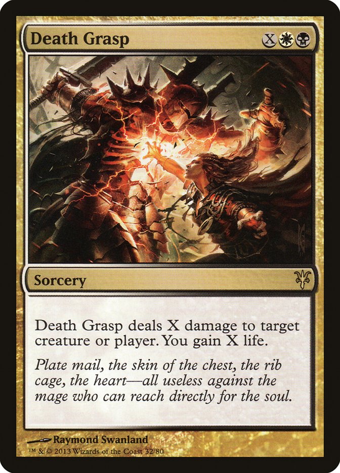 Death Grasp [Duel Decks: Sorin vs. Tibalt] | Yard's Games Ltd