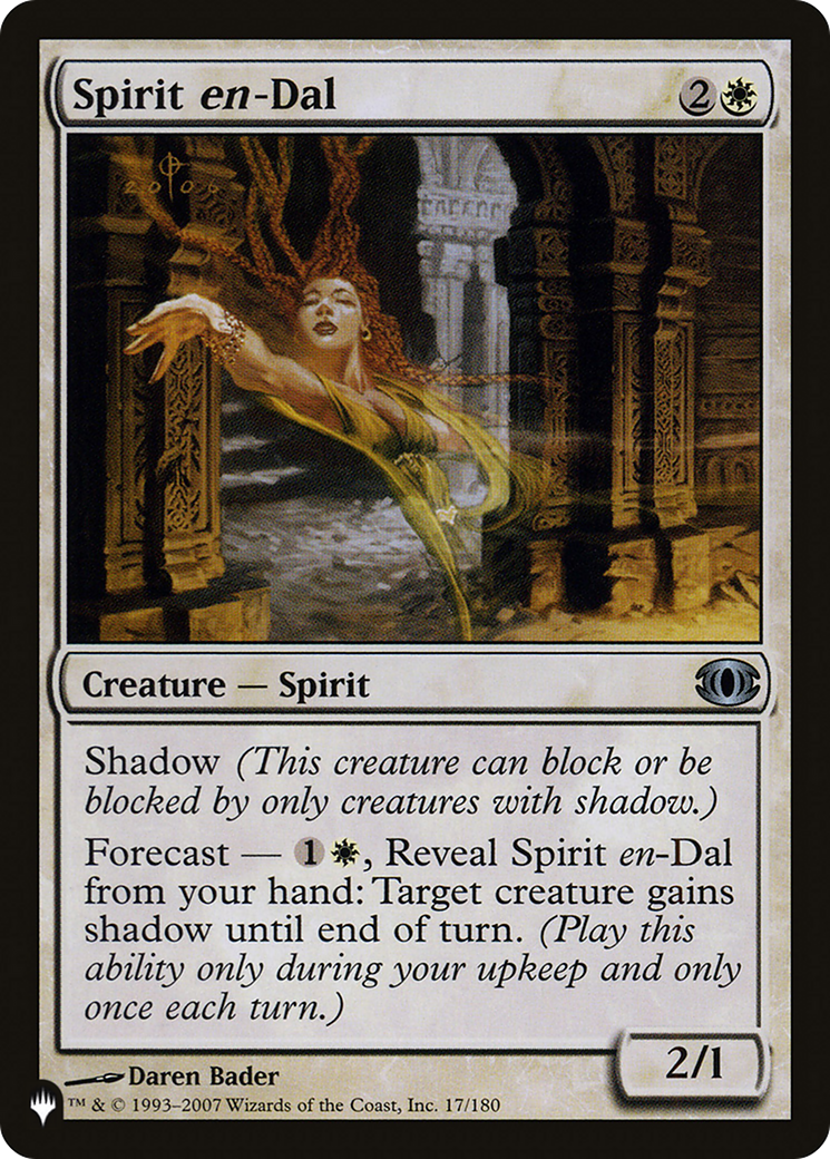 Spirit en-Dal [The List Reprints] | Yard's Games Ltd