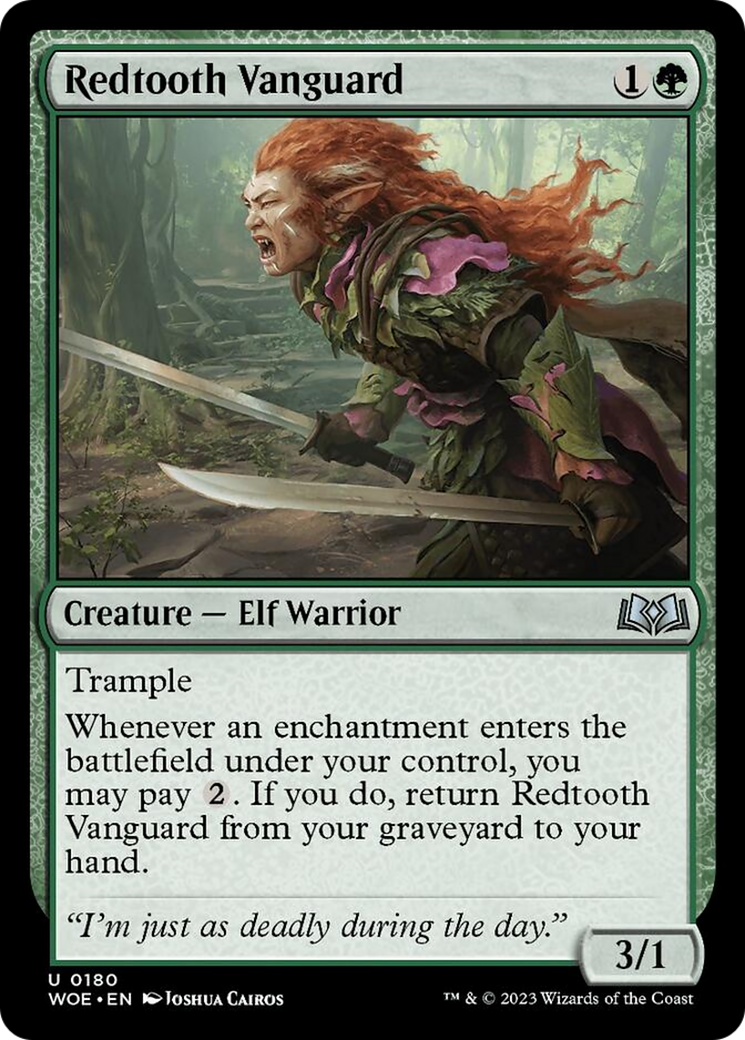 Redtooth Vanguard [Wilds of Eldraine] | Yard's Games Ltd