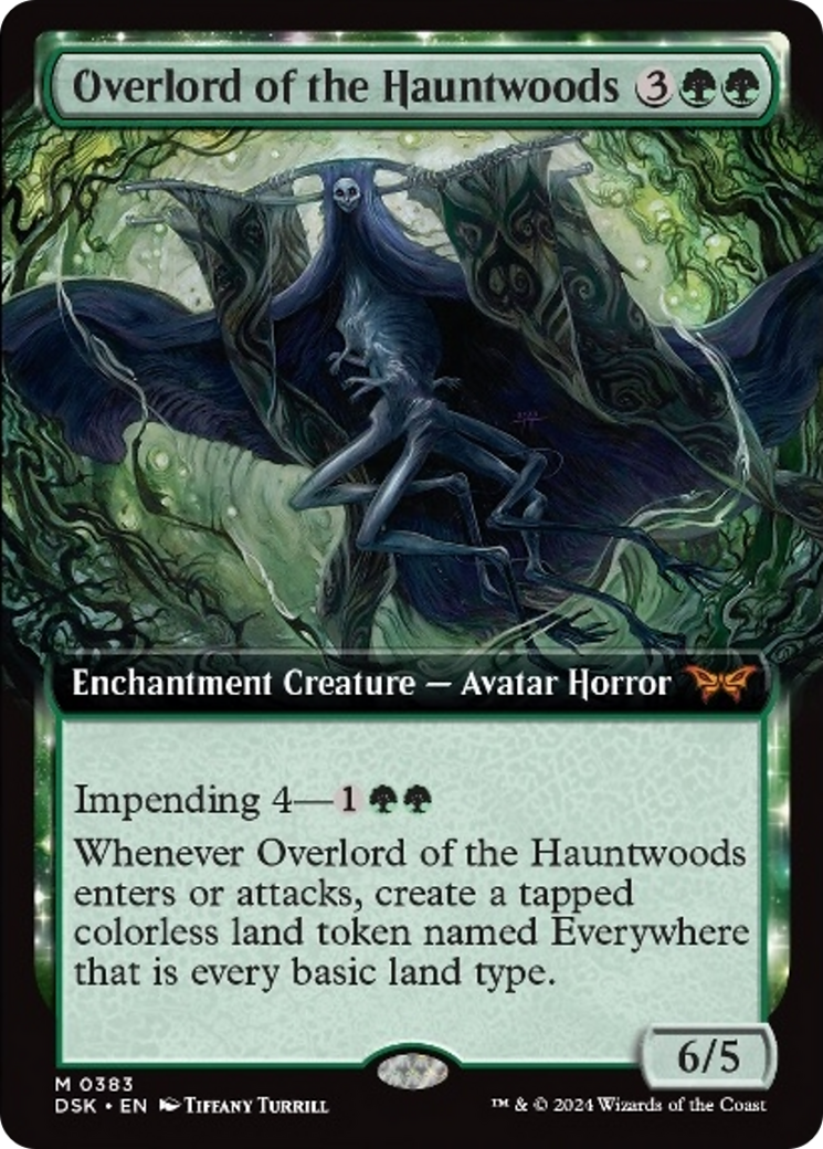 Overlord of the Hauntwoods (Extended Art) [Duskmourn: House of Horror] | Yard's Games Ltd