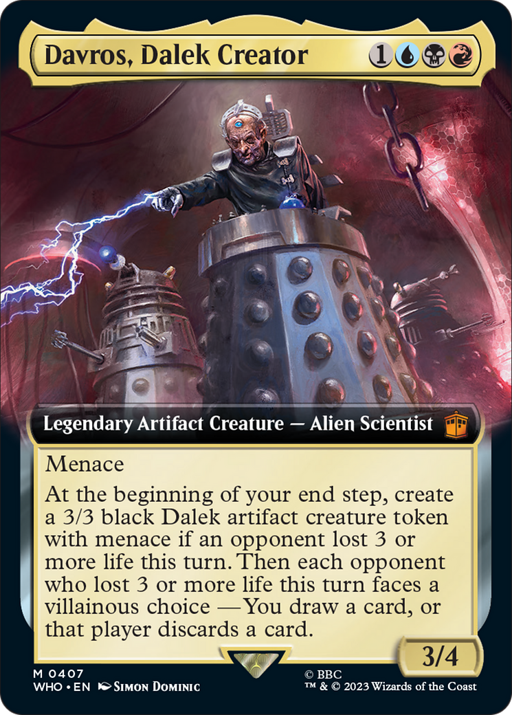 Davros, Dalek Creator (Extended Art) [Doctor Who] | Yard's Games Ltd