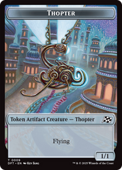 Thopter (0009) // Treasure Double-Sided Token [Aetherdrift Tokens] | Yard's Games Ltd