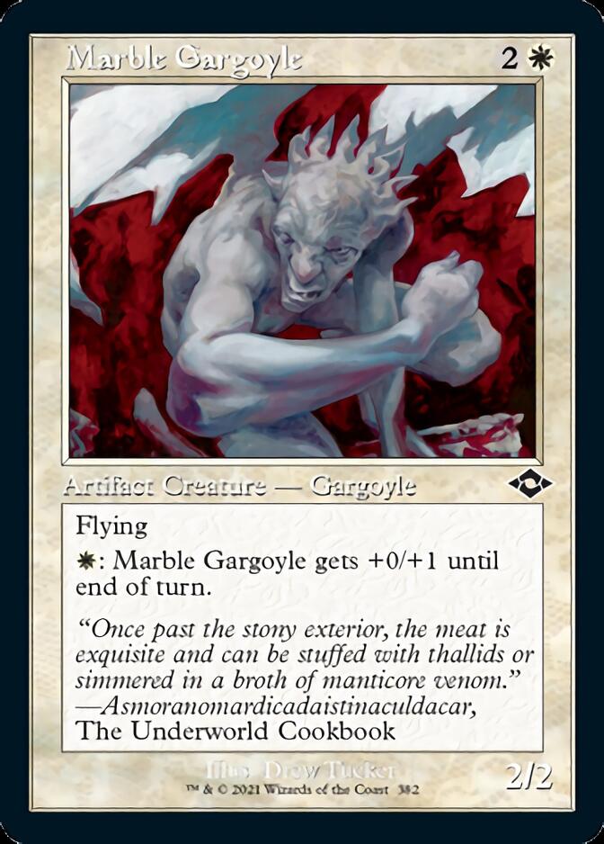 Marble Gargoyle (Retro Foil Etched) [Modern Horizons 2] | Yard's Games Ltd