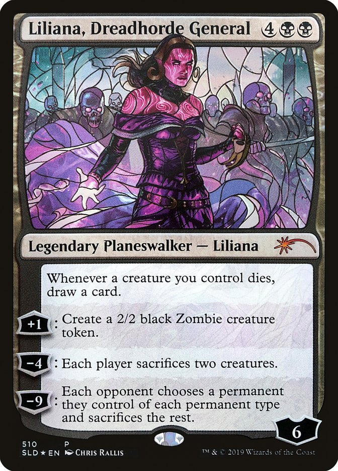 Liliana, Dreadhorde General (Stained Glass) [Secret Lair Drop Promos] | Yard's Games Ltd