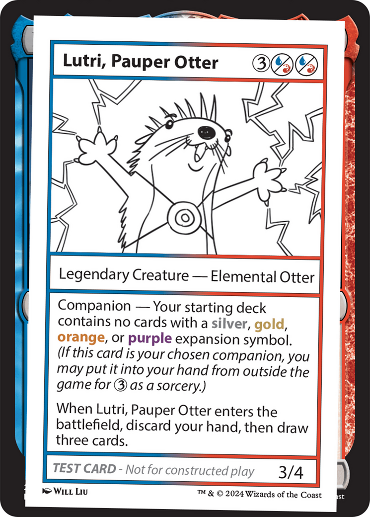 Lutri, Pauper Otter [Mystery Booster 2 Playtest Cards] | Yard's Games Ltd