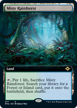 Misty Rainforest (Extended Art) [Modern Horizons 2] | Yard's Games Ltd