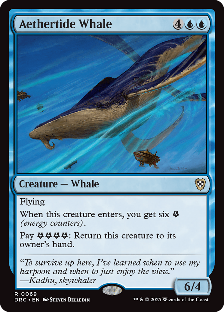 Aethertide Whale [Aetherdrift Commander] | Yard's Games Ltd