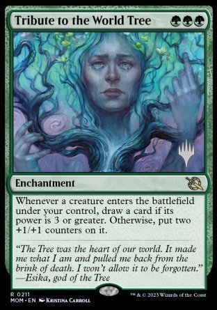 Tribute to the World Tree (Promo Pack) [March of the Machine Promos] | Yard's Games Ltd