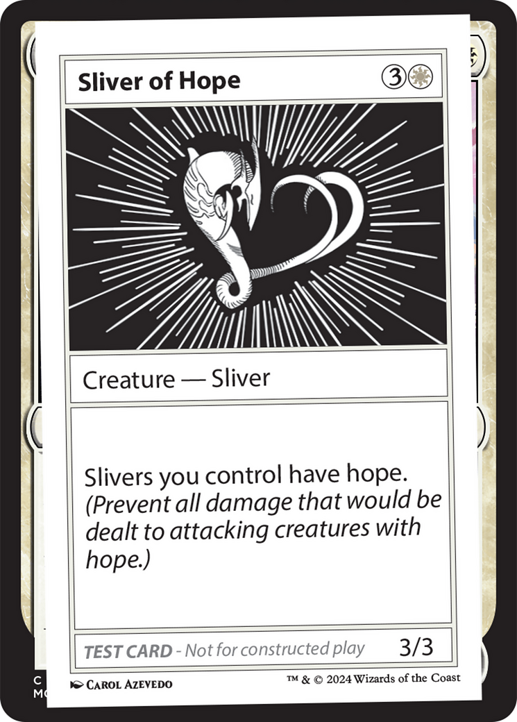 Sliver of Hope [Mystery Booster 2 Playtest Cards] | Yard's Games Ltd