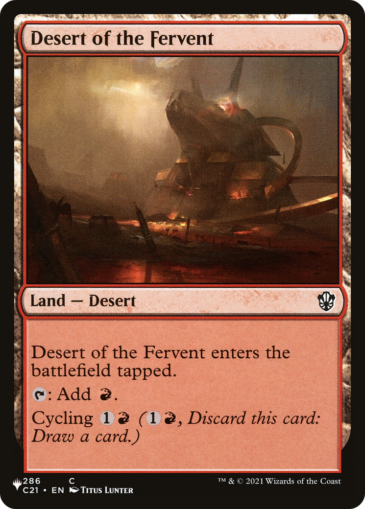 Desert of the Fervent [The List Reprints] | Yard's Games Ltd