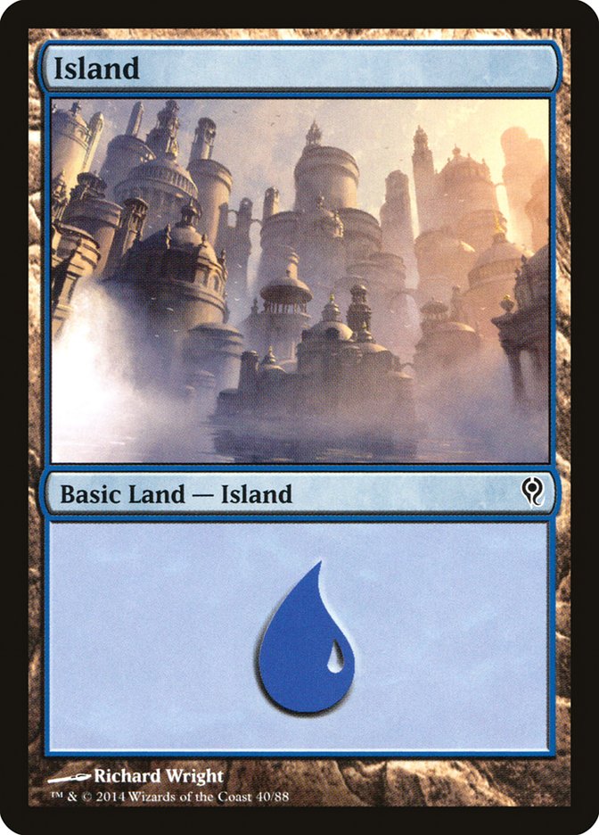 Island (40) [Duel Decks: Jace vs. Vraska] | Yard's Games Ltd