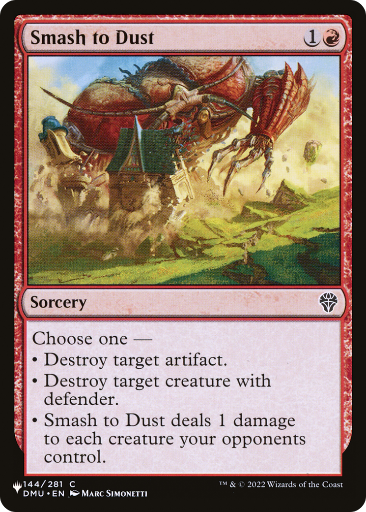 Smash to Dust [The List Reprints] | Yard's Games Ltd