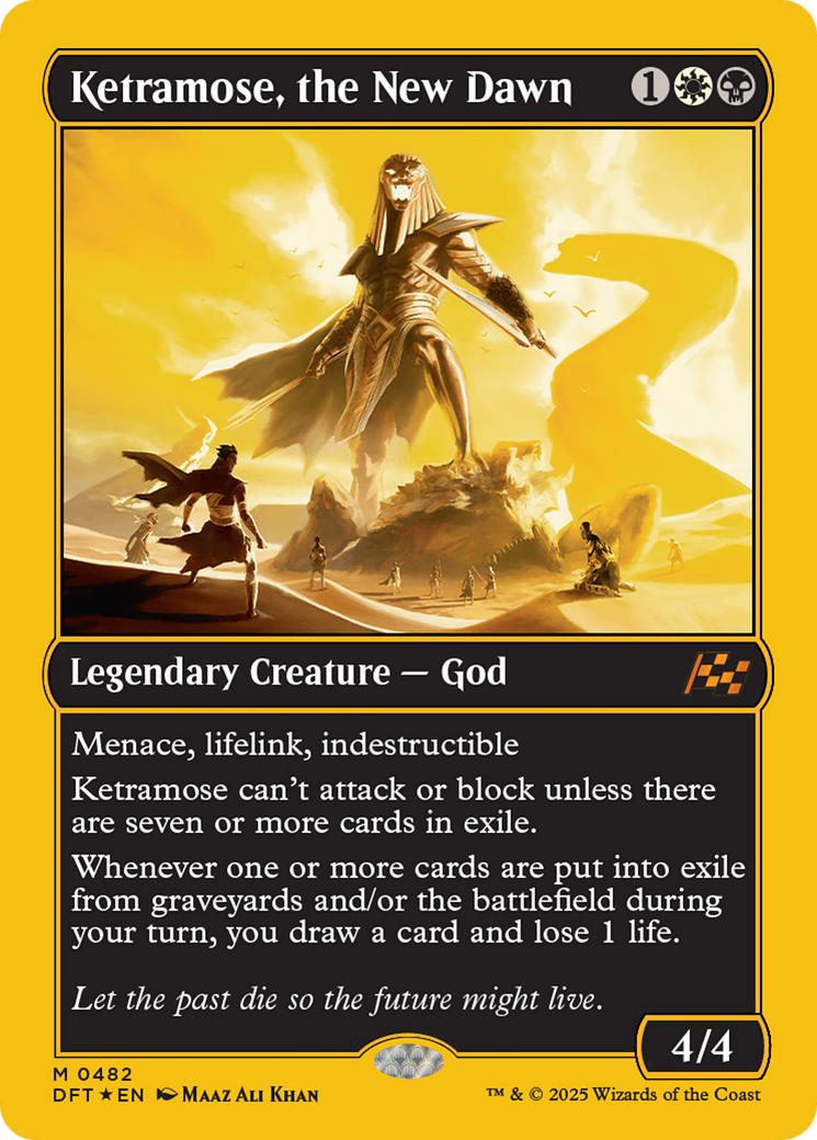 Ketramose, the New Dawn (First-Place Foil) [Aetherdrift] | Yard's Games Ltd