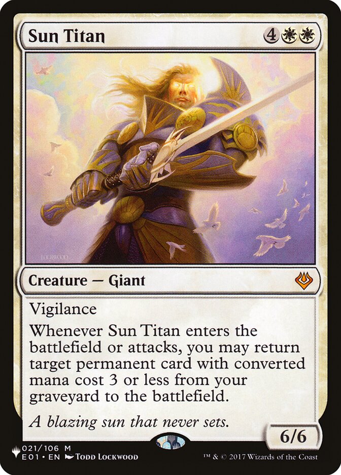 Sun Titan [The List] | Yard's Games Ltd