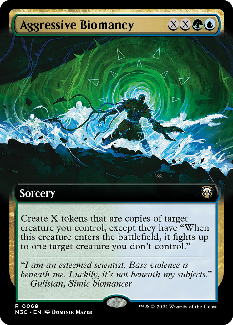 Aggressive Biomancy (Extended Art) [Modern Horizons 3 Commander] | Yard's Games Ltd