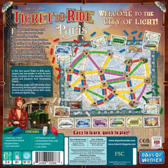 Ticket to Ride: Paris [New] | Yard's Games Ltd