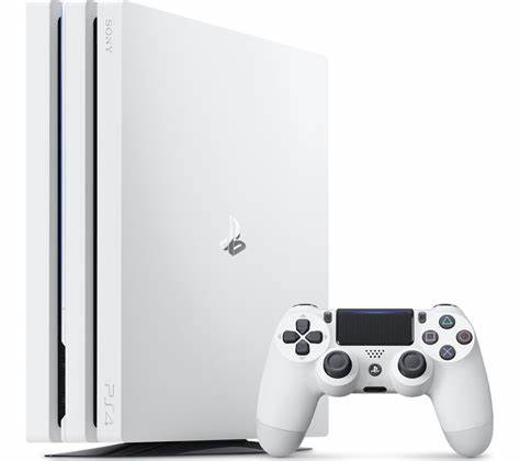 White Playstation 4 Pro Console Unboxed - Preowned | Yard's Games Ltd