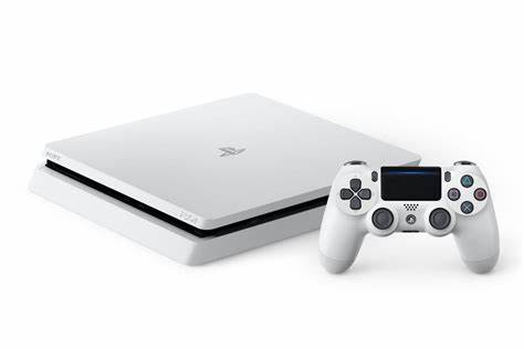 White Playstation 4 Slim Console Unboxed - Preowned | Yard's Games Ltd