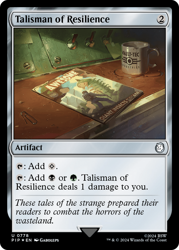 Talisman of Resilience (Surge Foil) [Fallout] | Yard's Games Ltd