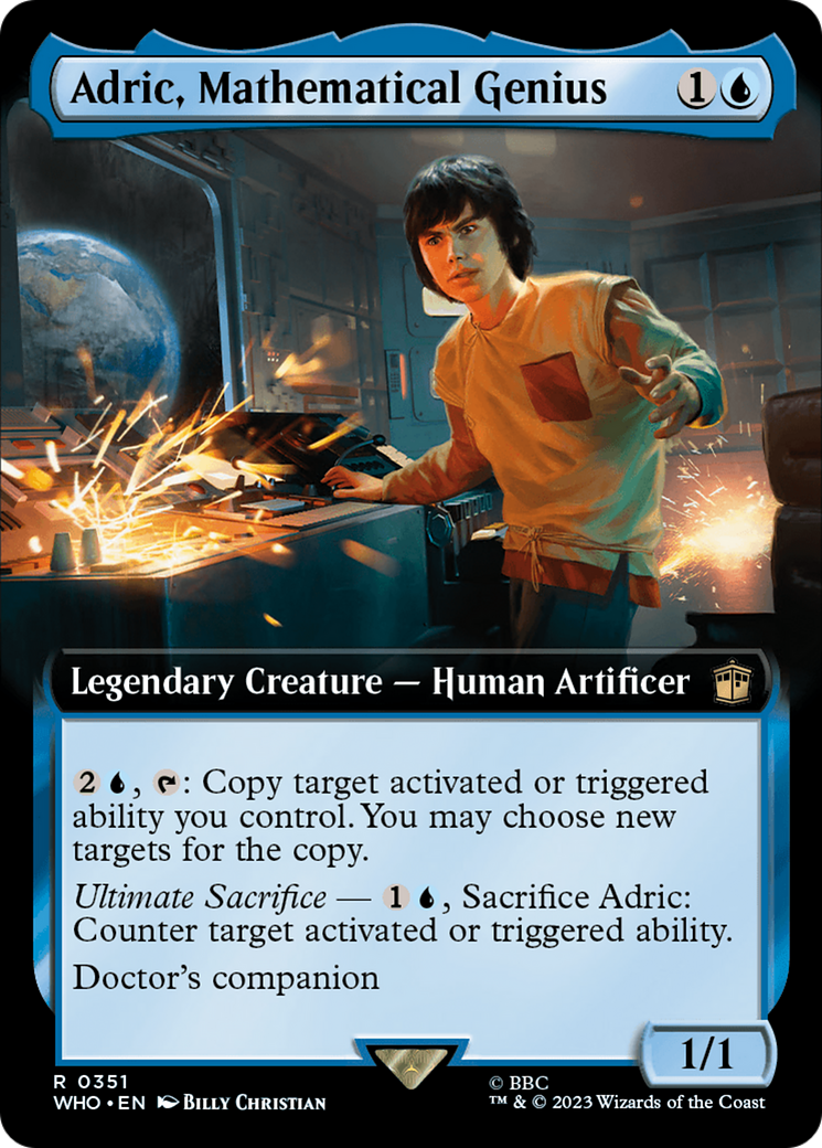 Adric, Mathematical Genius (Extended Art) [Doctor Who] | Yard's Games Ltd