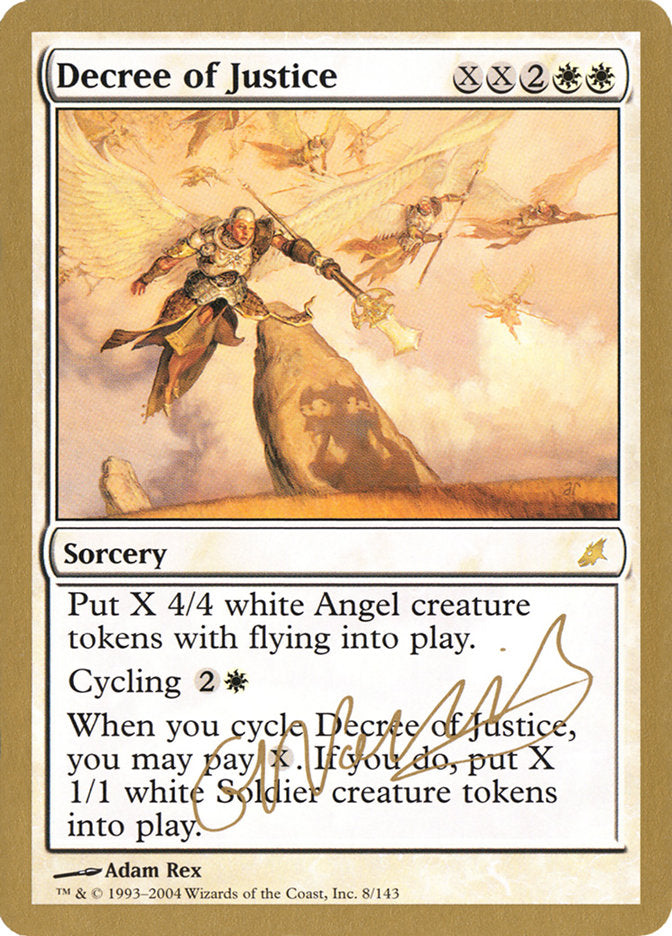 Decree of Justice (Gabriel Nassif) [World Championship Decks 2004] | Yard's Games Ltd