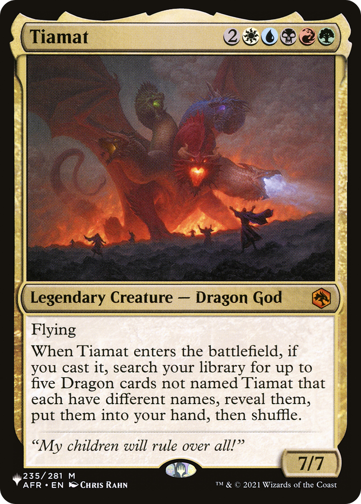 Tiamat [The List] | Yard's Games Ltd