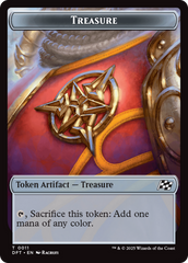 Nalaar Aetherjet // Treasure Double-Sided Token [Aetherdrift Tokens] | Yard's Games Ltd