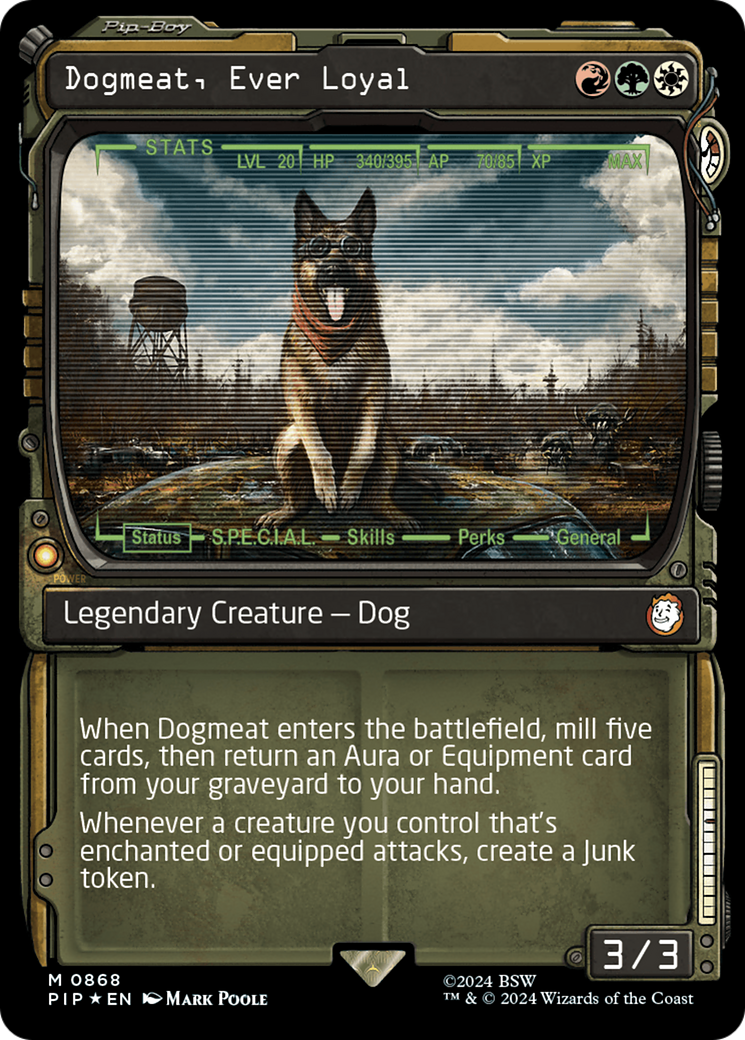 Dogmeat, Ever Loyal (Showcase) (Surge Foil) [Fallout] | Yard's Games Ltd