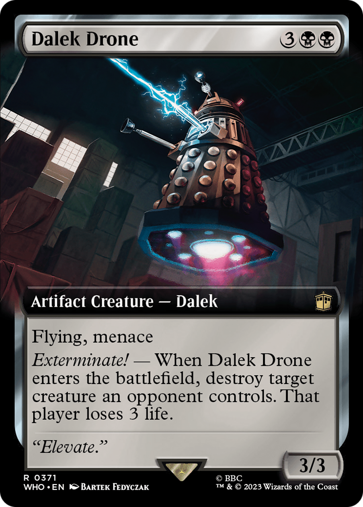 Dalek Drone (Extended Art) [Doctor Who] | Yard's Games Ltd