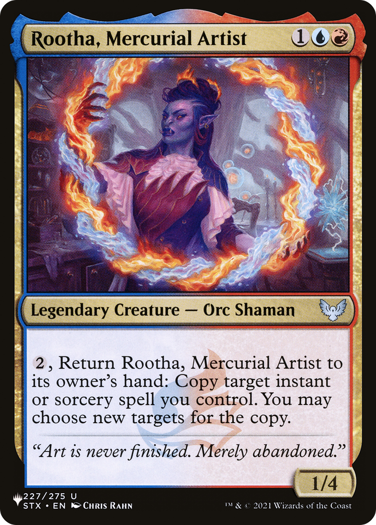 Rootha, Mercurial Artist [The List] | Yard's Games Ltd