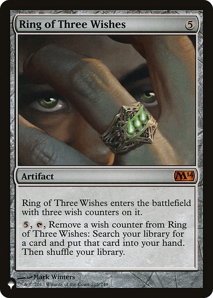 Ring of Three Wishes [The List] | Yard's Games Ltd