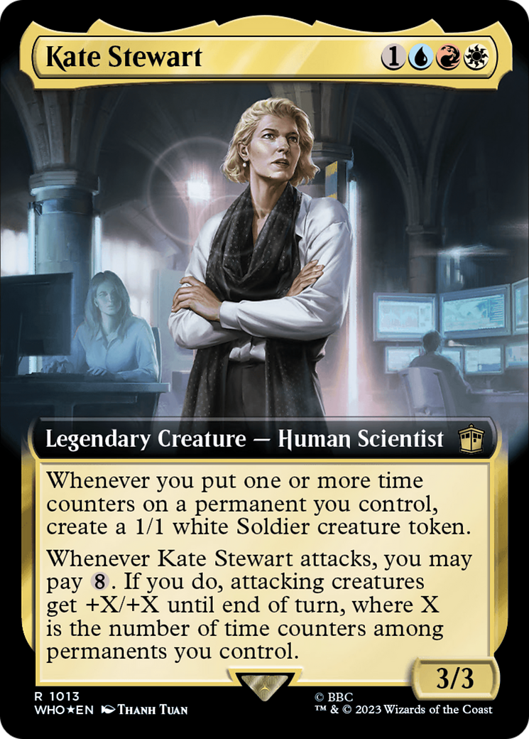 Kate Stewart (Extended Art) (Surge Foil) [Doctor Who] | Yard's Games Ltd