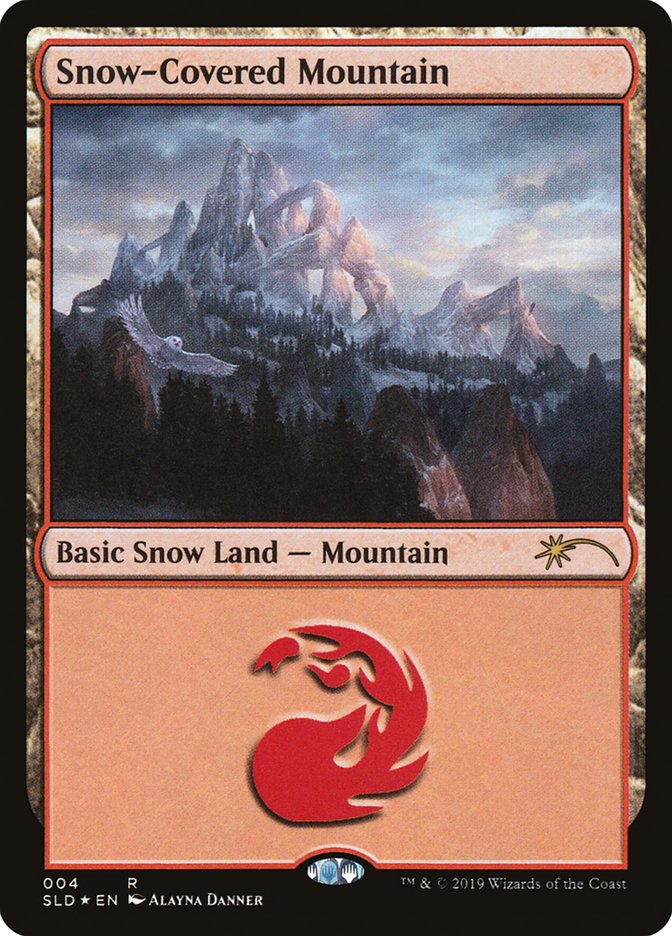 Snow-Covered Mountain (004) [Secret Lair Drop Series] | Yard's Games Ltd