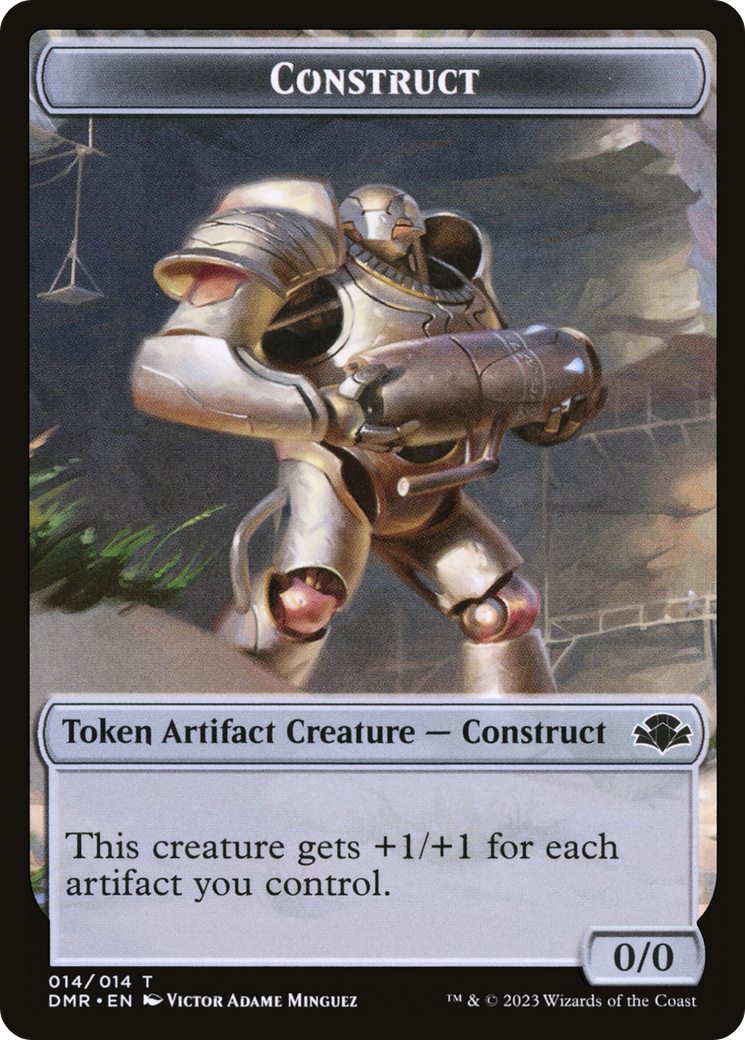 Construct Token [Dominaria Remastered Tokens] | Yard's Games Ltd