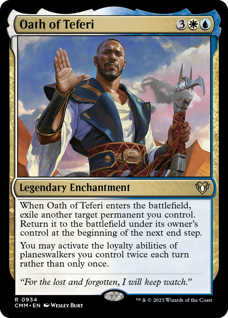 Oath of Teferi [Commander Masters] | Yard's Games Ltd