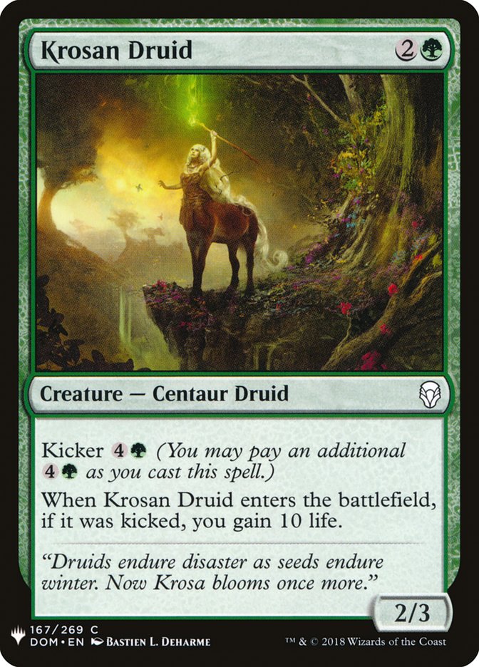 Krosan Druid [Mystery Booster] | Yard's Games Ltd