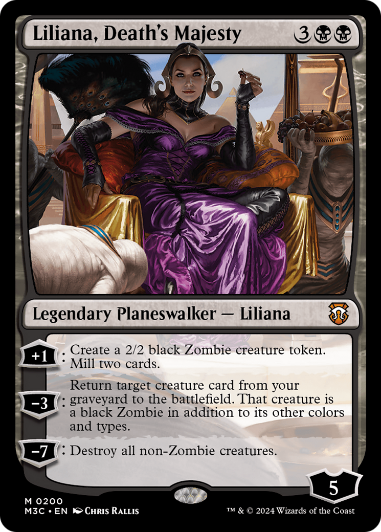 Liliana, Death's Majesty (Ripple Foil) [Modern Horizons 3 Commander] | Yard's Games Ltd