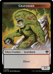 Thopter // Graveborn Double-Sided Token [Commander Masters Tokens] | Yard's Games Ltd