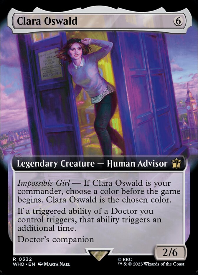 Clara Oswald (Extended Art) [Doctor Who] | Yard's Games Ltd