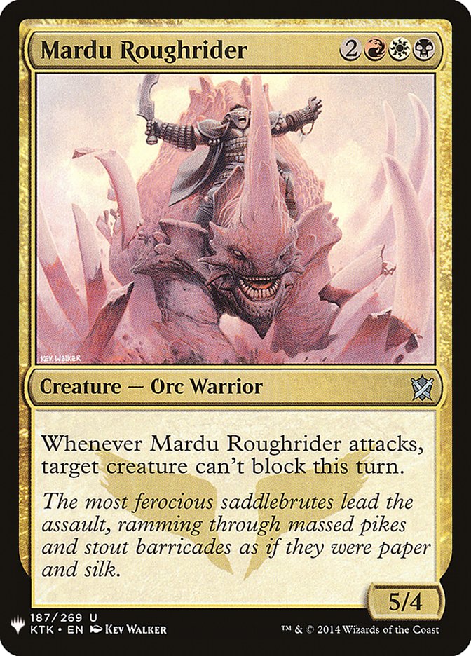 Mardu Roughrider [Mystery Booster] | Yard's Games Ltd