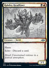 Rakdos Headliner (Sketch) [Modern Horizons 2] | Yard's Games Ltd