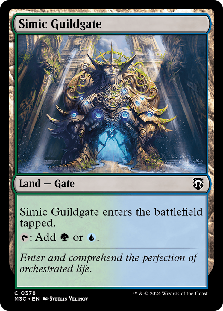 Simic Guildgate (Ripple Foil) [Modern Horizons 3 Commander] | Yard's Games Ltd