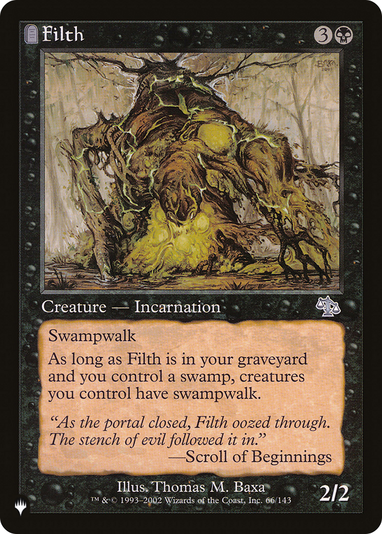 Filth [The List Reprints] | Yard's Games Ltd