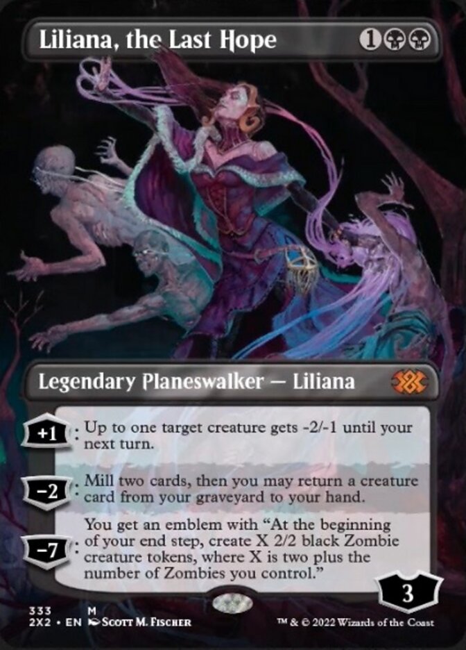 Liliana, the Last Hope (Borderless) [Double Masters 2022] | Yard's Games Ltd