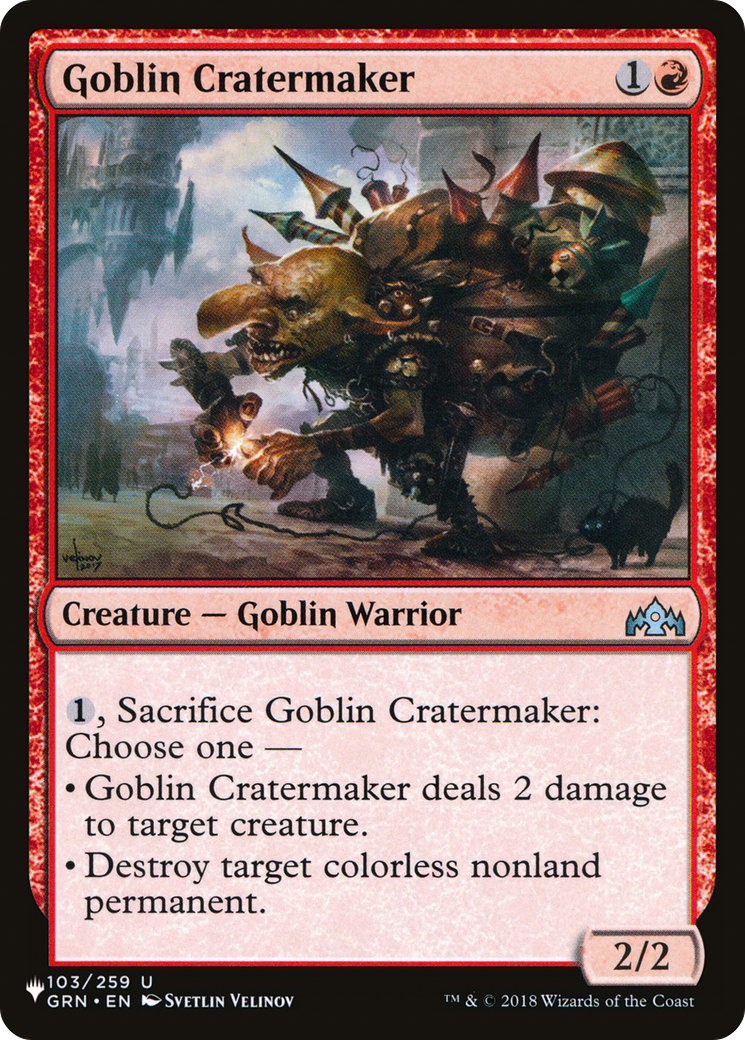 Goblin Cratermaker [The List] | Yard's Games Ltd