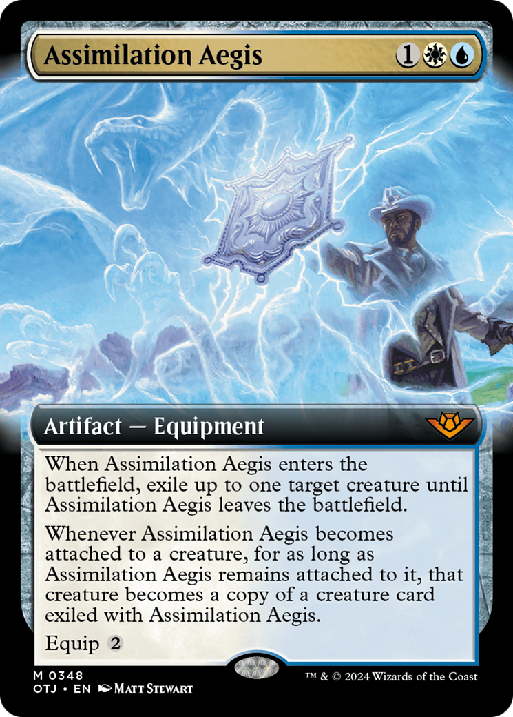 Assimilation Aegis (Extended Art) [Outlaws of Thunder Junction] | Yard's Games Ltd